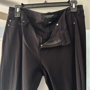 Liverpool black size 10/30 cigarette pants